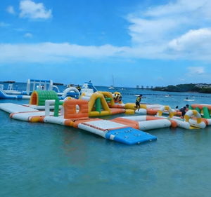 <span class=keywords><strong>Piscine</strong></span> gonflable Hualong PVC pour enfants et adultes, parc aquatique extérieur avec toboggan gonflable et parcours d'obstacles, capacité <span class=keywords><strong>de</strong></span> 150 kg pour 150 passagers - Product Image 2