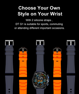 3ATM Pulseras impermeables DTG1 GPS Reloj inteligente con pantalla Amoled Rastreador de ejercicios Deporte Smartwatch para hombres Carga magnética - Product Image 6