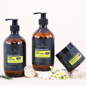 Shampooing Professionnel Apaisant 3-en-1 à l'Acide Salicylique, <span class=keywords><strong>Caviar</strong></span> et Niacinamide pour Cuir Chevelu, Anti-Pelliculaire, Anti-Frisottis et Nourrissant les Racines - Product Image 1