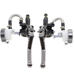 मोटरसाइकिल मास्टर सिलेंडर हाइड्रोलिक ब्रेक पंप क्लच बर लीवर जलाशय सेट हाइड्रोलिक लीवर मास्टर सिलेंडर ब्रेक लीवर - Product Image 6