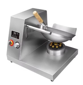 Machine à wok automatique commerciale en acier inoxydable Semikron, <span class=keywords><strong>robot</strong></span> de cuisine <span class=keywords><strong>chinois</strong></span> à gaz pour la préparation de riz frit - Product Image 4