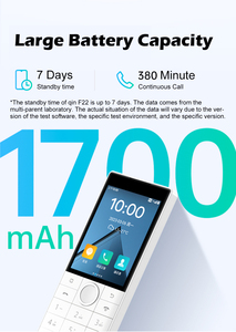 Teléfono Android con Teclado <span class=keywords><strong>Duo</strong></span> Qin F22 4G, Listo para Enviar, Teléfono Inteligente 4G con Teclado y Cámara - Product Image 3