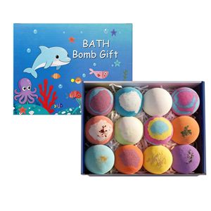 Set de 12 Salas de Baño con Aroma a Océano para Niños con Juguetes Sorpresa |   Bombas de Baño de Coco Orgánicas, <span class=keywords><strong>Regalo</strong></span> Natural para <span class=keywords><strong>Spa</strong></span> - Product Image 1