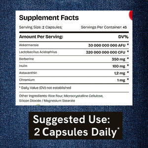 OEM kapsul Microbiome potongan sehat untuk tipe suplemen serat diet pencernaan - Product Image 2