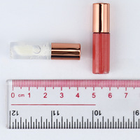 Tube de rouge à lèvres liquide organique végétalien imperméable à l'eau mat brillant brillant brillant à lèvres vendeurs mini brillant à lèvres livraison directe