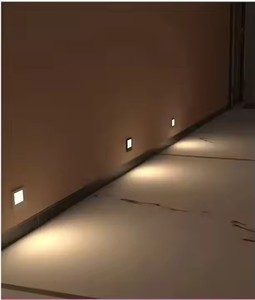 Hiện đại tuôn ra Gắn Đèn tường dẫn cho cầu thang góc tường chiếu sáng cảm biến chuyển động khung tường đèn trong nhà dẫn bước ánh sáng - Product Image 5