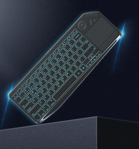 Clavier sans fil rétroéclairé AZERTY FR avec pavé tactile, clavier sans fil rétroéclairé hongrois - Product Image 3