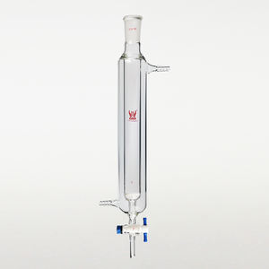 प्रयोगशाला ग्लैसवेयर डबल परत जैकेट पारदर्शी बोरोसिलिकेट ग्लास उच्च तापमान प्रतिरोध वैक्यूम क्रोमैटोग्राफी ओएम - Product Image 4