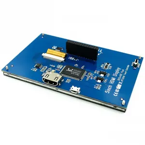 5英寸覆盆子皮高清多媒体显示器USB电容式触摸屏，适用于覆盆子皮3B +/4B