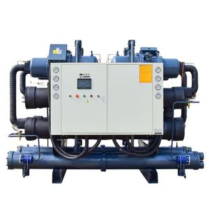 Industrieller Kühler Rohrreinigungsmaschine Niedertemperatur-Schraubenwasserkühler 300 Tonnen Preis für Vakuumbeschichtungsmaschine - Product Image 1