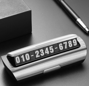 Auto di Parcheggio Temporaneo Numero di Telefono Della Scheda di Carta Luminoso di Notte Luce Targa Numero di Telefono Auto Parco di Arresto Accessori Per Auto - Product Image 4