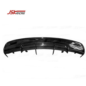REVOZ สไตล์คาร์บอนไฟเบอร์ด้านหลัง DIFFUSER สำหรับ 2014-2016 <span class=keywords><strong>TESLA</strong></span> รุ่น <span class=keywords><strong>S</strong></span> - Product Image 1