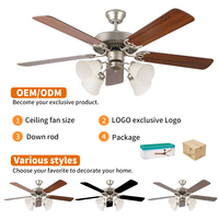 Ventilateur de plafond avec ampoule LED