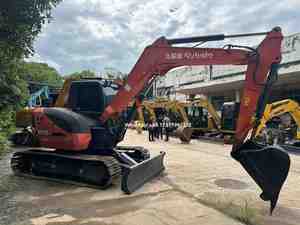 Japanese 8tons Used Small Kubota KX185-3 Excavator Small Good Excavator Cheap Kubota 6tons 7tons Digger With Low Hours - Product Image 5