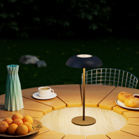 Lampe de Table LED Moderne Luxe Sans Fil Rechargeable, Éclairage Décoratif pour Chevet d'Hôtel, Chambre, Salon, Extérieur