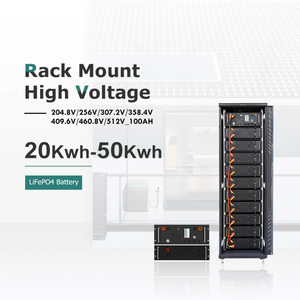 แพ็คแบตเตอรี่ลิเธียมไอออนพลังงานแสงอาทิตย์20KWH 10KWH แรงดันสูงแบบ Lifepo4 280ah แบตเตอรี่ตะกั่วกรดแบบชาร์จไฟได้รอบลึก - Product Image 1