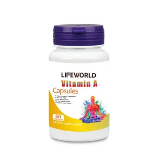 Lifeworld Private Label OEM Multivitamin Capsules Multivitamin Capsules 10000 Iu Vitamin A softgel