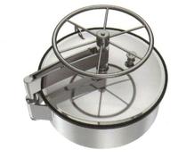 Réservoir sanitaire en acier inoxydable, couvercle de l'orifice de pression mosphérique, tuyau rond avec joint en silicone pour bière