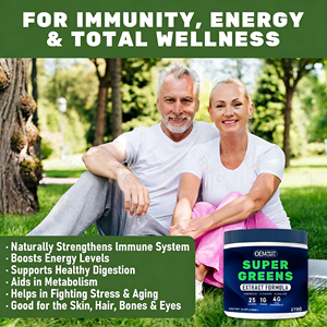 Complément alimentaire personnalisé, mélange vert biologique, marque privée, super-aliments verts, poudre de légumes - Product Image 2