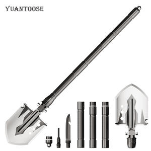 Pala Táctica Multifuncional Plegable D14-10-4B, Herramienta de Supervivencia para Campismo al Aire Libre, Grado Industrial - Product Image 4