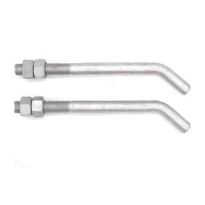 สลักเกลียวชุบสังกะสีแบบจุ่มร้อน M10 M24 <span class=keywords><strong>M16</strong></span>สลักเกลียวชนิด L สลักเกลียวคอนกรีตเคมี - Product Image 2