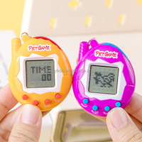 Jeu électronique portable rétro classique en forme d'œuf, porte-clés, jouets électroniques, logo personnalisé pour cadeaux d'enfants, articles promotionnels