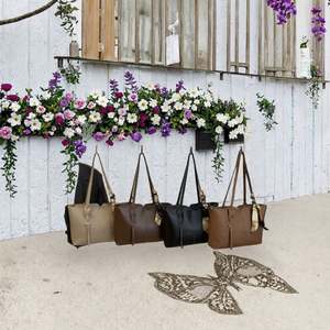 Sac à main en paille tissé à la main pour femmes, mode d'été, plage, fermeture éclair, doublure en polyester, pour les voyages, les vacances, les loisirs, le travail - Product Image 3