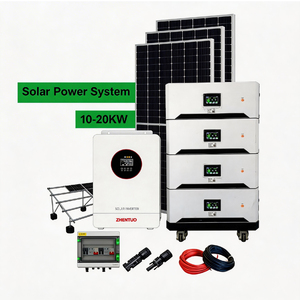 Sistema de Energía Solar Híbrido de 5Kw 10Kw 15Kwh para Uso Doméstico, Solución de Almacenamiento de Energía Híbrida MPPT Conectada a la Red, Zhentuo Todo en Uno Integrado - Product Image 3