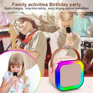 Ensemble d'enceintes Bluetooth et de microphones ST147 pour fêtes de famille, karaoké à domicile et fêtes de fin d'année, avec lecteur de cartes TF et fonction haut-parleur - Product Image 3