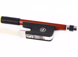 GD302 <span class=keywords><strong>Archet</strong></span> de <span class=keywords><strong>violoncelle</strong></span> octogonal en bois de santal rouge pleine taille <span class=keywords><strong>4</strong></span>/<span class=keywords><strong>4</strong></span>-1/8 avec grenouille en ébène - Product Image 3