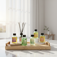 Diffuseur à bâtonnets surdimensionné, coloré, personnalisable, longue durée, écologique, sans phtalates, parfum frais