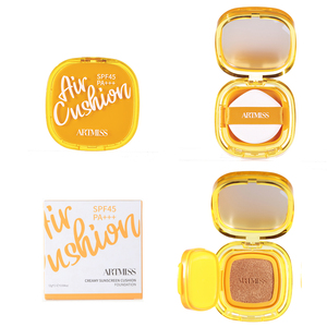 Crème BB coussin SPF45/PA+++ Contrôle du sébum Protection solaire Fond de teint coussin léger Maquillage visage Coussin d'air Logo personnalisé - Product Image 4