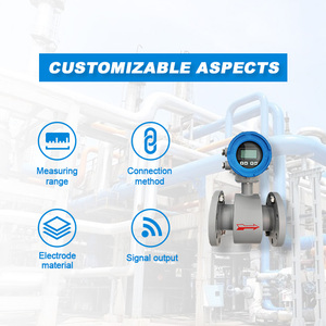 Débitmètre numérique personnalisable Vacorda haute précision 4-20mA pour l'eau industrielle, capteur OEM HKD pour eau de mer numérique - Product Image 4