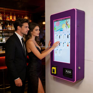 Petit distributeur automatique mural en métal personnalisé avec écran tactile, système de paiement par vérification d'âge et fonction SDK - Fournisseur M - Product Image 1