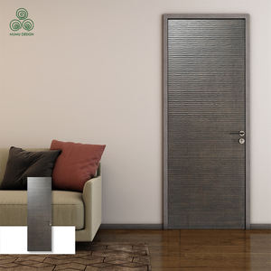 Grandes portes coulissantes en bois Portes d'entrée modernes en bois dur Conception de porte en bois pour la maison - Product Image 5