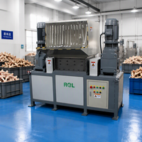 DB600 Sainty Broyeur de déchets alimentaires et d'os à double arbre, à haut taux de recyclage, avec double moteur 15kW et boîte de vitesses