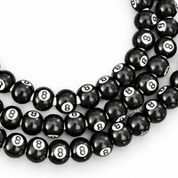Câble USB multifonction 4-en-1 avec perles de billard 8 balles, chargeur de téléphone à charge rapide, accessoires de voiture tendance, cadeau, câble de données Type C personnalisé