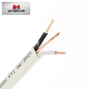 AWG14 Solid Copper Wire NMD90 for Building Wire CUL Certificate Canada Market