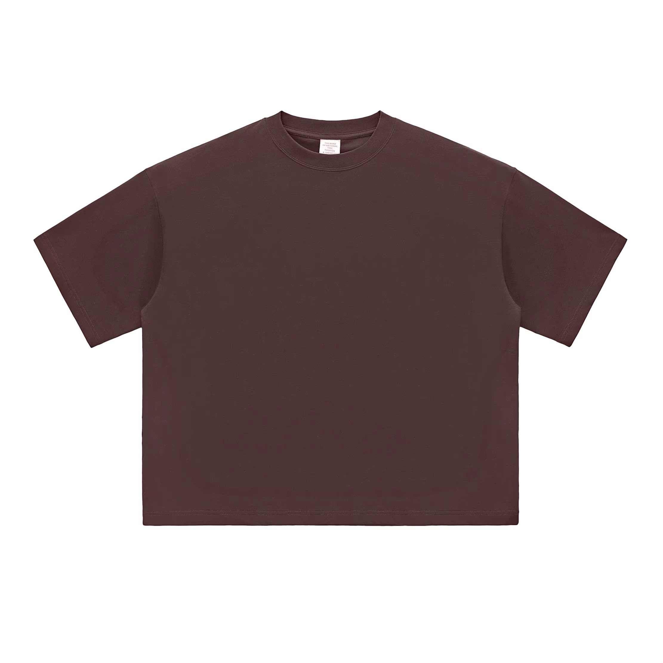 men's t-shirt-Brown