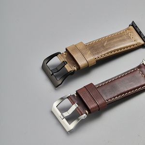 Sostituzione del <span class=keywords><strong>cinturino</strong></span> dell'orologio <span class=keywords><strong>in</strong></span> vera <span class=keywords><strong>pelle</strong></span> Horween Chromexcel per <span class=keywords><strong>Apple</strong></span> <span class=keywords><strong>Watch</strong></span> e orologi generali (accetta altre personalizzazioni) - Product Image 3