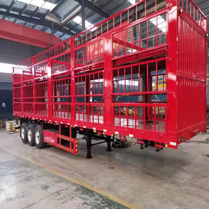 Semirremolque de 3 Ejes y 60 Toneladas para Transporte de Ganado/Vacas/Cerdos/Aves de Corral, con Vallas y Rejillas, en Venta - Product Image 5