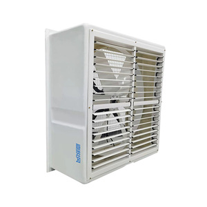 Ventilador axial industrial de fibra de vidrio, montado en pared, 220V, blanco, bajo nivel de ruido, para taller o almacén - Product Image 4