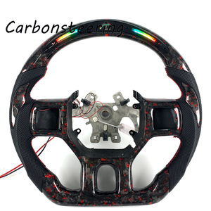 Volant de voiture en fibre de carbone personnalisé pour <span class=keywords><strong>Ram</strong></span> Off-road, compatible avec Dodge <span class=keywords><strong>Ram</strong></span> 1500 Rebel <span class=keywords><strong>HEMI</strong></span> V8, amélioration de l'intérieur sportif, ajustement OEM - Product Image 1