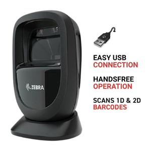Escáner de presentación con cable Zebra <span class=keywords><strong>DS9308</strong></span> 2026, lector de códigos de barras 1D/2D, USB serie, conector tipo teclado IBM para PC, USB-A, escáneres de códigos QR en stock - Product Image 3
