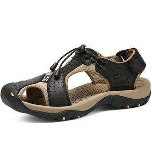 Zapatillas informales de exterior para hombre, sandalias de talla grande, transpirables, para senderismo y playa - Product Image 1