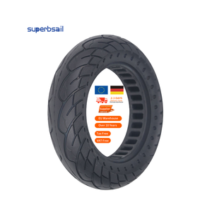 Superbsail 10*2.5 10 pouces <span class=keywords><strong>Ninebot</strong></span> <span class=keywords><strong>Max</strong></span> G30/Zero 10 Scooter électrique Tubeless pneu solide pour pneu en caoutchouc résistant à l'usure antichoc - Product Image 6