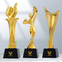 Trophées en métal Trofeos en gros bon marché trophée de récompense de champion de sport personnalisé 2025