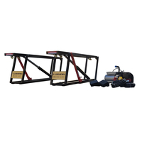 Cric hydraulique rapide L750H 50s - Système de levage de voiture portable pour le service des pneus et des freins