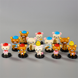 Popular dibujos animados oso pardo estatuilla coleccionable restaurante <span class=keywords><strong>Happy</strong></span> <span class=keywords><strong>Meal</strong></span> <span class=keywords><strong>juguete</strong></span> para niños Idea de regalo Premium - Product Image 2