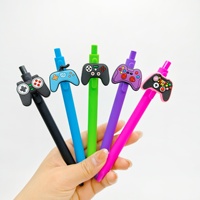 Stylo bille kawaii en forme de manette de jeu, stylo gel pour étudiants, fournitures scolaires, vente en gros, logo personnalisé